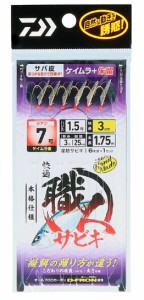 ダイワ 快適職人 サビキ サバ皮6本 ケイムラ 朱留 4号 ハリス 0.8号 幹糸 1.5号 / 仕掛け / メール便可