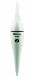 ハピソン (Hapyson) 白色発光 ラバートップミニウキ YF-8612 (電池付) 2号 / 電気ウキ / 釣具 / メール便可