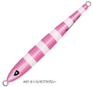 バレーヒル ドラゴンQ メタルスリム 165g #07 さくら/ゼブラグロー / タチウオ メタルジグ / メール便可 / 釣具