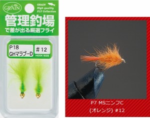 バレーヒル COMPLETE FLY ニンフ 完成品エリア＆ニンフフライ #P7 MSニンフC / メール便可 / 釣具