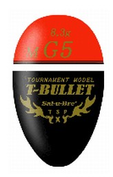 ソルブレ T-バレット (T-BULLET) M 0号 オレンジ / ウキ / 釣具 / メール便可