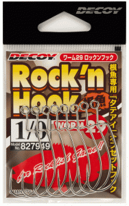 カツイチ デコイ ワーム29 ロックンフック #1 / ルアー ワーム フック 針 / メール便可 / 釣具