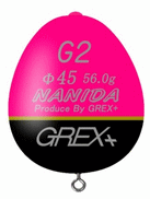 グレックスプラス GREX+ ナミダ 45 (NAMIDA 45) 0号 ピンク / ウキ / 釣具