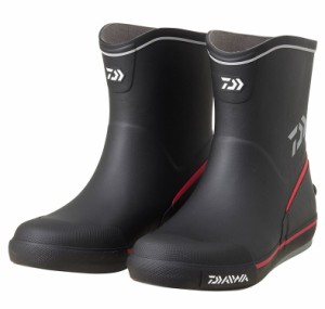 ダイワ ショートネオデッキブーツ DB-2412 ブラック M (25.0〜25.5) / 釣具 daiwa (SP)