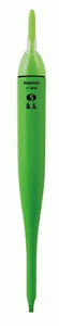 ハピソン (Hapyson) 緑色発光 自立ラバートップミニウキ (電池付) 3号 YF-8643 / 電気ウキ / 釣具 / メール便可