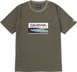 ダイワ グラフィックTシャツ サーフ DE-6523 アッシュオリーブ Mサイズ / ウェア daiwa 釣具 (SP)