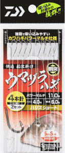 ダイワ 快適船仕掛け 胴突 ウマヅラハギ ショート 4H2S11-4 針11号 ハリス4号 幹糸6号 / 仕掛け / メール便可 / 釣具