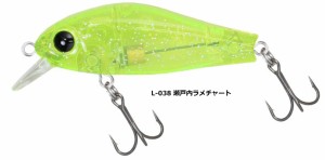 ジップベイツ リッジ 43SS #L-038 瀬戸内ラメチャート / ルアー (メール便可) / 釣具