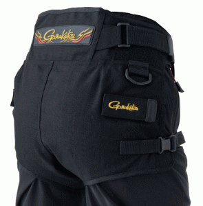 がまかつ CORDURA(R) ヒップガード (ハイバックタイプ) GM-3726 ブラック Mサイズ / 磯釣り ウェア