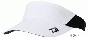 ダイワ デザインメッシュサンバイザー DC-7124 ホワイト フリーサイズ / 帽子 ウェア daiwa 釣具 (SP)