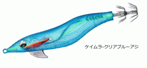 ダイワ エメラルダス フォールLC ラトル 2.5号 #ケイムラ−クリアブルーアジ / エギング 餌木 釣具 メール便可