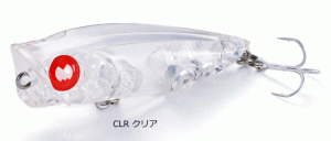 ジャクソン ピグミーボックス ポッパー F 46mm #CLR クリア / ライトゲーム ルアー 釣具 メール便可