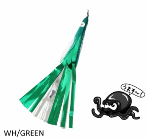 タカ産業 タコパラビラ TK-003 ホワイト×グリーン / 蛸 タコ 仕掛け / メール便可 / 釣具