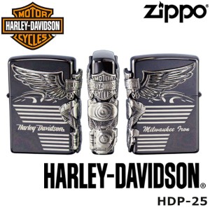 日本限定 正規品 ZIPPO HARLEY-DAVIDSON HDP-25 シリアルナンバー付 ジッポーライター ジッポー ジッポライター ジッポ Zippo ハーレー 