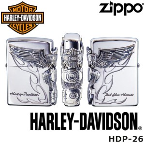 日本限定 正規品 ZIPPO HARLEY-DAVIDSON HDP-26 シリアルナンバー付 ジッポーライター ジッポー ジッポライター ジッポ Zippo ハーレーダ
