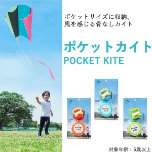 凧 ポケットカイト Pocketkite‐カイト 骨なし 折り畳み 折りたたみ ポケットサイズ ポケットカイト 軽量 軽い 持ち運び 凧あげ 凧揚げ 