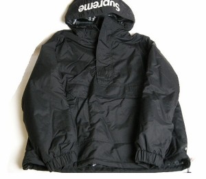 2017AW Supreme/シュプリーム/hooded logo half Zip pulloverフーデッド ロゴ ハーフジッププルオーバー ジャケット/パーカー/マウンテン