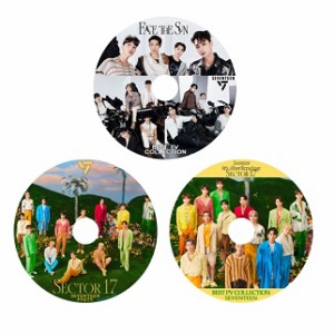 K-POP DVD　SEVENTEEN  BEST PV+BEST TV+BEST PV&TV 3種セット セブチ KPOP/生写真+トレカ(7070190614-26)