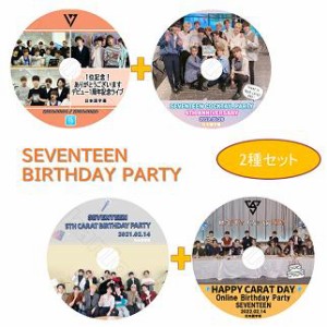 SEVENTEEN 1+4TH  5+6TH BIRTHDAY PARTY  2種セット K-POP DVD  日本語字幕あり/生写真+トレカ(7070190614-150)