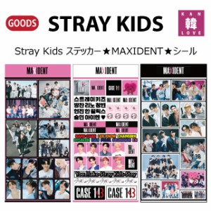 Stray Kids ステッカー ★MAXIDENT★シール /おまけ：生写真+トレカ (7070230131-01)