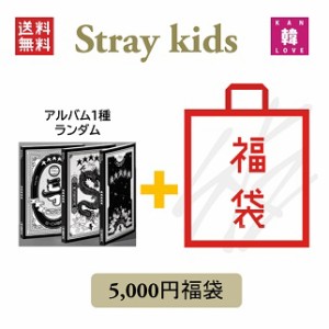 STRAY KIDS CD アルバム「5-STAR」福袋 5,000円★CD1種ランダム+グッズ+文具/おまけ：生写真1+トレカ1+サンキューカード3(hbskz707023080