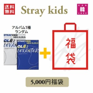 STRAY KIDS CD アルバム「CLE : LEVANTER」福袋 5,000円★CD1種ランダム+グッズ+文具 SKZ ストレイキッズ /おまけ：生写真1+トレカ1+サン