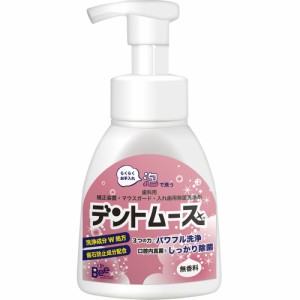 義歯洗浄剤デントムース（ボトル） 300ML 6本 ビーブランドメディコーデンタル 24-6176-00