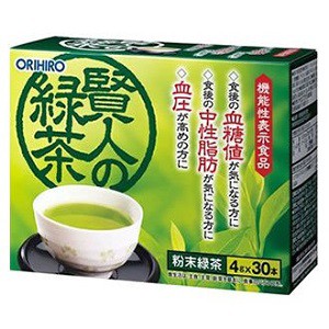 【オリヒロ】 賢人の緑茶 4g×30本入 (機能性表示食品) 【健康食品】