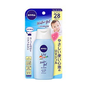 【花王】 ニベアUV ウォータージェル こども用 SPF28 SPF28/PA++ (顔・からだ用) 120g 【化粧品】