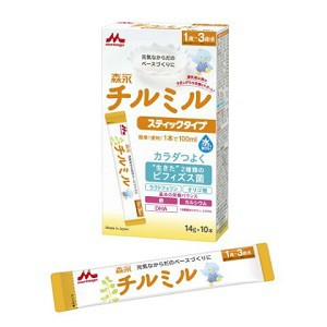 【森永乳業】 チルミル スティックタイプ 14g×10本入 【フード・飲料】