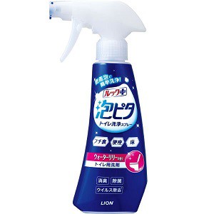 【ライオン】 ルックプラス泡ピタ トイレ洗浄スプレー ウォーターリリー 本体 300mL 【日用品】