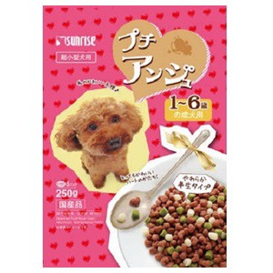 【マルカン】 サンライズ　プチアンジュ 超小型犬 1〜6歳の成犬用 250g 【日用品】