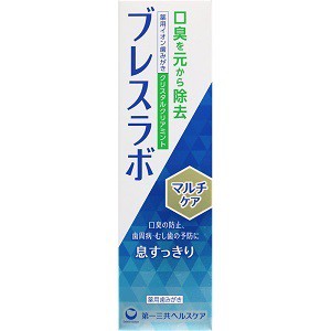 【第一三共ヘルスケア】 ブレスラボ マルチケア クリスタルクリアミント 90g 【日用品】