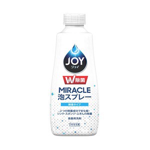 【Ｐ＆Ｇ】 ジョイ W除菌ミラクル泡スプレー 微香 つけかえ用 275mL 【日用品】