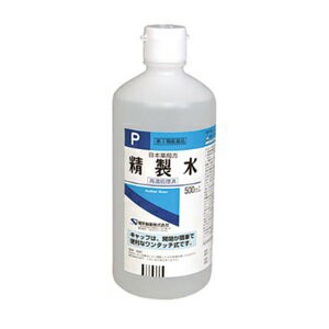 【第3類医薬品】【健栄製薬】 日本薬局方 精製水P ワンタッチキャップ式 500mL 