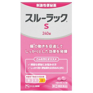 【第(2)類医薬品】【エスエス製薬】 スルーラックS 240錠 