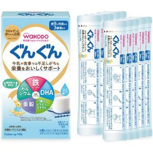 【アサヒグループ食品】 和光堂 フォローアップミルク ぐんぐん スティックパック(14g*10本入) 【フード・飲料】