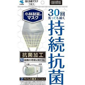 【小林製薬】 小林製薬のマスク 持続抗菌 洗える布マスク(1枚) 【衛生用品】