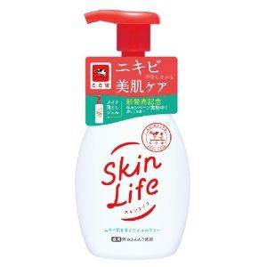 【牛乳石鹸共進社】スキンライフ 薬用泡のふんわり洗顔 ポンプ付(160ml)（医薬部外品）【化粧品】