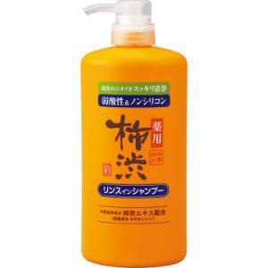 「熊野油脂」　四季折々　薬用柿渋　リンスインシャンプー        　600ml