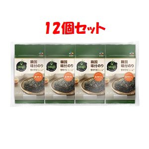 【CJ FOODS JAPAN】 bibigo 韓国味付けのり(8袋入)×12個セット 【フード・飲料】