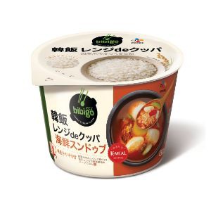 【CJ FOODS JAPAN】 bibigo 韓飯 レンジdeクッパ 海鮮スンドゥブ 173.7g 【フード・飲料】