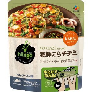 【CJ FOODS JAPAN】 bibigo パパッとK-Food 海鮮にらチヂミ 73g 【フード・飲料】