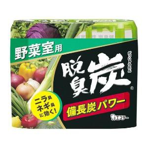 【エステー】 脱臭炭 野菜室用 脱臭剤 (炭ゼリー140gエチレン吸着剤2g) 【日用品】