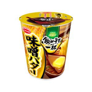 「エースコック」　タテ型　飲み干す一杯　味噌バター味ラーメン　67ｇ×12個セット　　　　　　　　　　