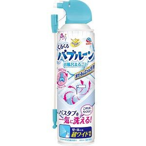 「アース製薬」　らくハピ　くるくるバブルーン　お風呂まるごと　360ml