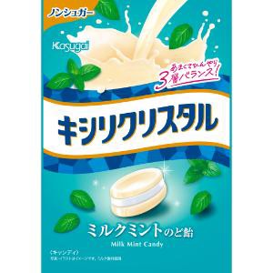 「春日井製菓」　キシリクリスタル　ミルクミントのど飴　71G×6個セット　