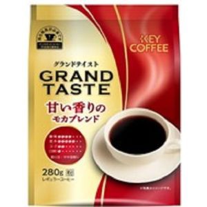 「キーコーヒー」　グランドテイスト　甘い香りのモカブレンド（粉）　280ｇ×6個セット　