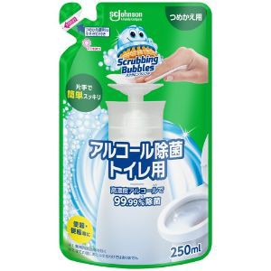 「ジョンソン」　スクラビングバブル　アルコール除菌トイレ用　つめかえ　２５０ｍｌ