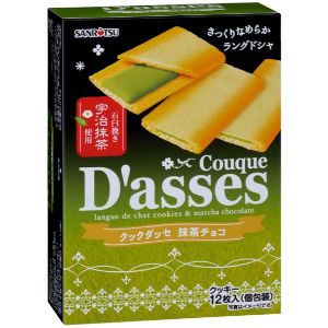 「三立製菓」　クックダッセ抹茶チョコ　12枚×6個セット　